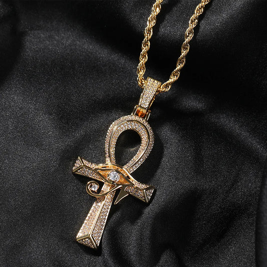 Unisex Horus Cross Necklace