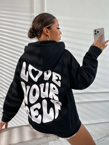 Trendy Bliss: Love Yourself Hoodie