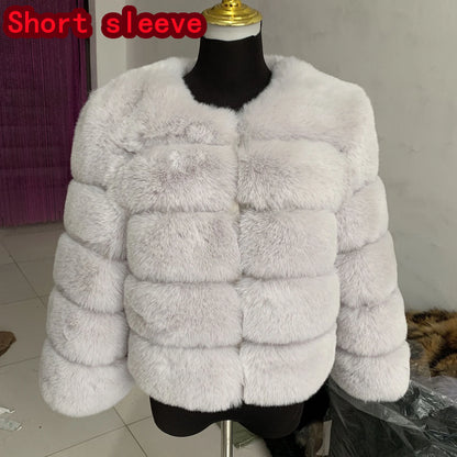 Winter Glam: High Quality Fur Jacket