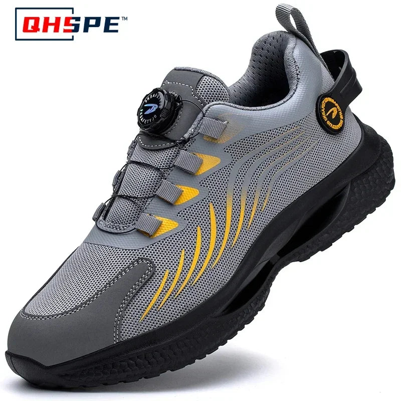 safety Fashion Men Sport Shoes Security Protective Boots Men  New Safety Shoes Men Anti-smash Anti-puncture Work  2025 style