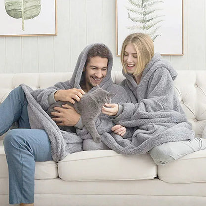 Women's Double-Faced Fleece Hoodie for Winter 2025