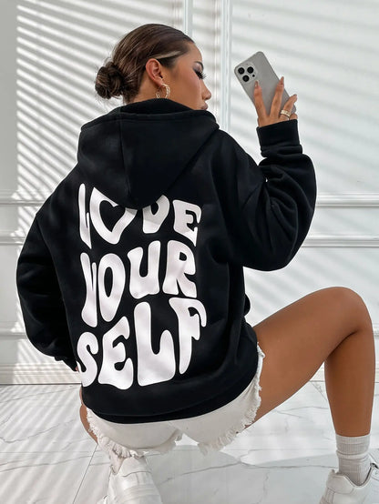 Trendy Bliss: Love Yourself Hoodie