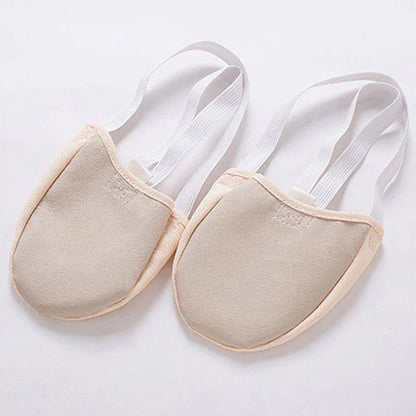 Children Slippers Soft Half Socks Ballroom Art Gym Socks Dance Shoes