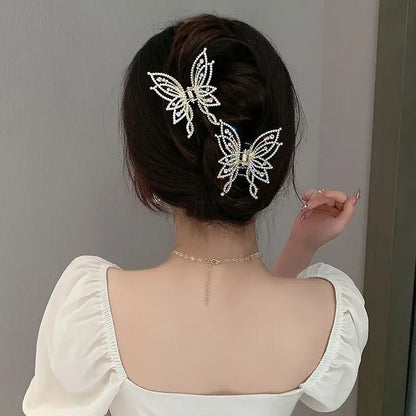 Fashion Metal openwork Hair Claw Butterfly Clips for Women Girl