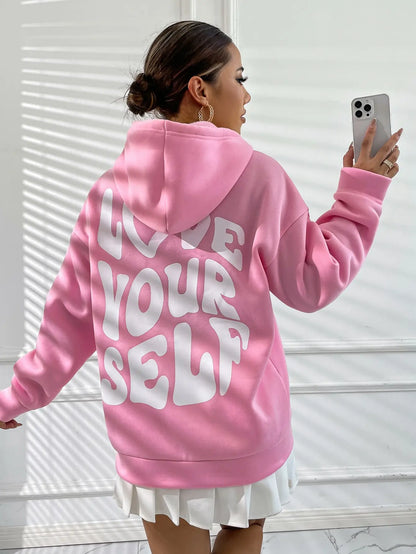 Trendy Bliss: Love Yourself Hoodie