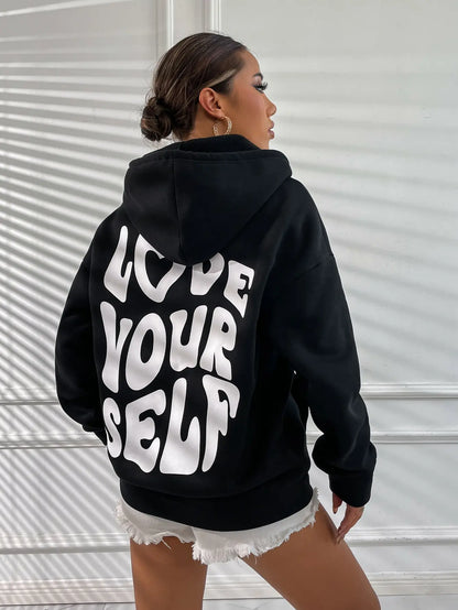 Trendy Bliss: Love Yourself Hoodie