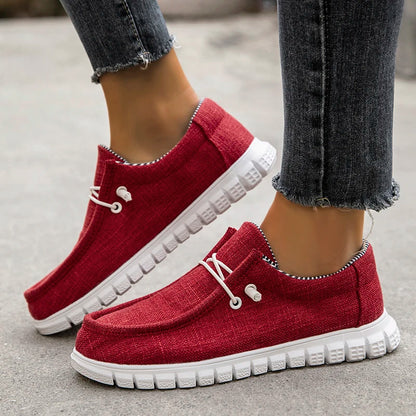 Summer Canvas Shoes for Man‘s Women Classic Loafers Breathable and Comfortable Slip-On Walking Sneakers Unisex Boat shoes