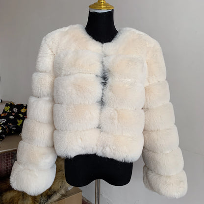 Winter Glam: High Quality Fur Jacket