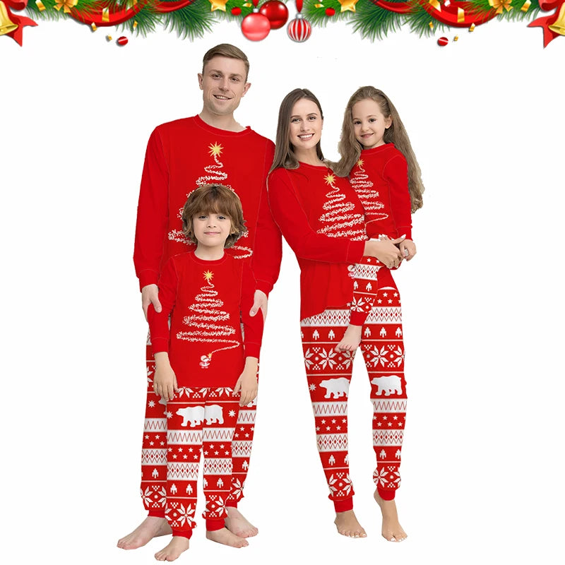 Family Matching Christmas Pajamas Set 2025 ( Father, Mother, Daughter and son )