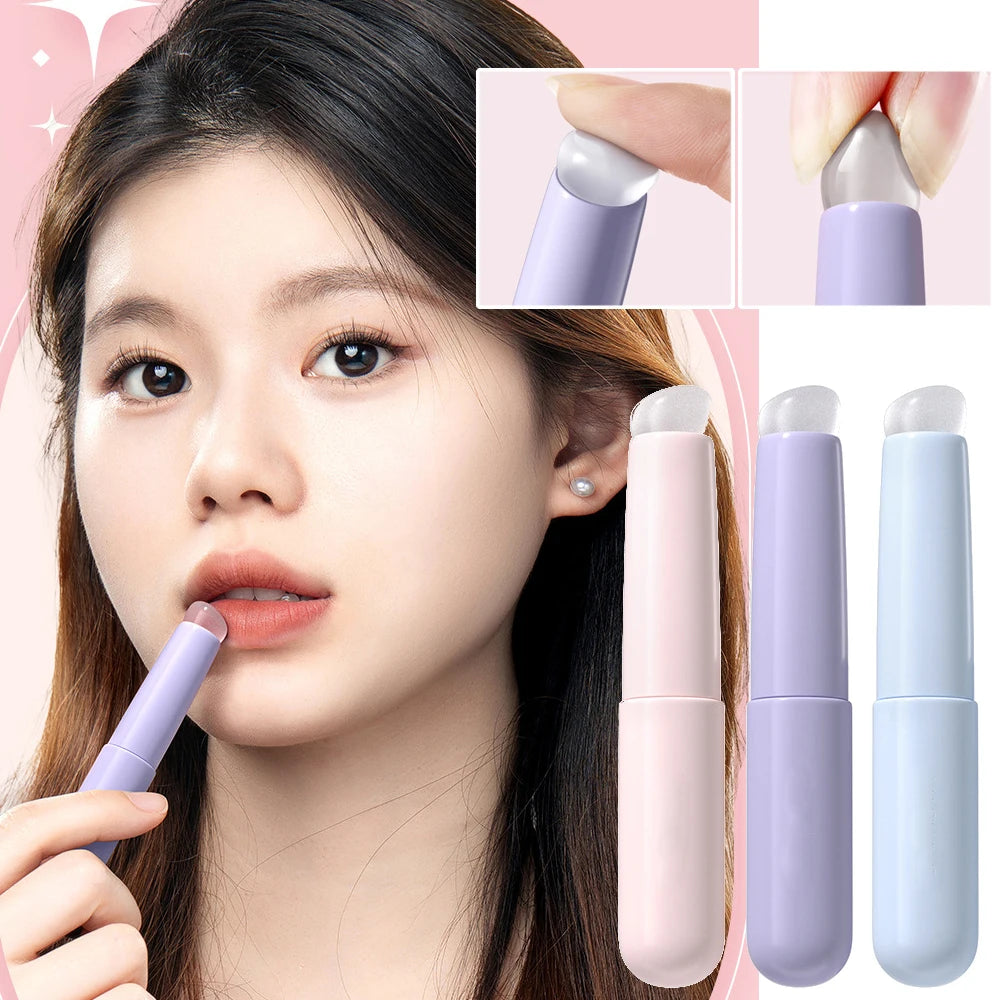 Silk Touch 2025: Round Head Lip Brush with Cover