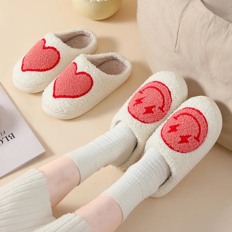 New Autumn and Winter Lovers Cotton Slippers