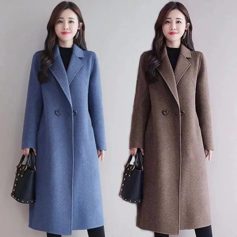 Stylish Medium Wool Coat for Luxe Comfort