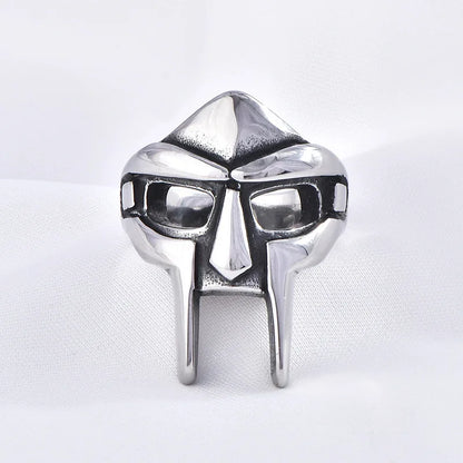 Retro Pharaoh Mask Adjustable Men's Joint Ring Gladiator Punk Egyptian Pharaoh Men's Open Ring