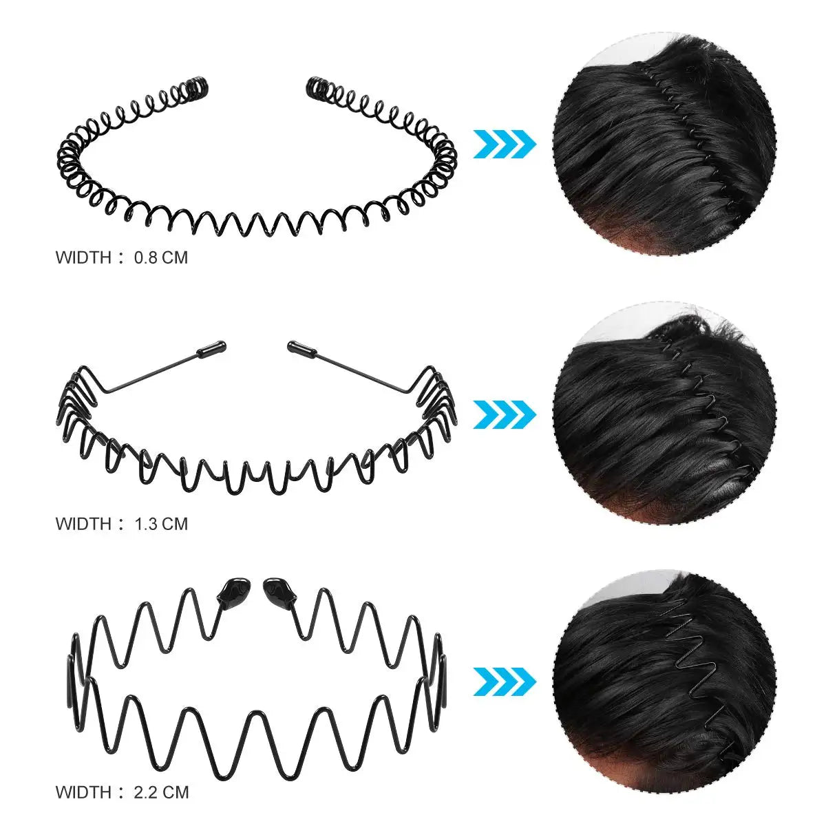 Flexi Fit 2025: Simple Non-Slip Metal Hairband