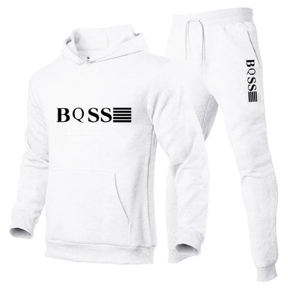 Men's Sports Suits Fashion Tracksuit Hoodies + Pants Two Pieces Sets Running Casual Sweatshirts Sweatpants Men's Clothing