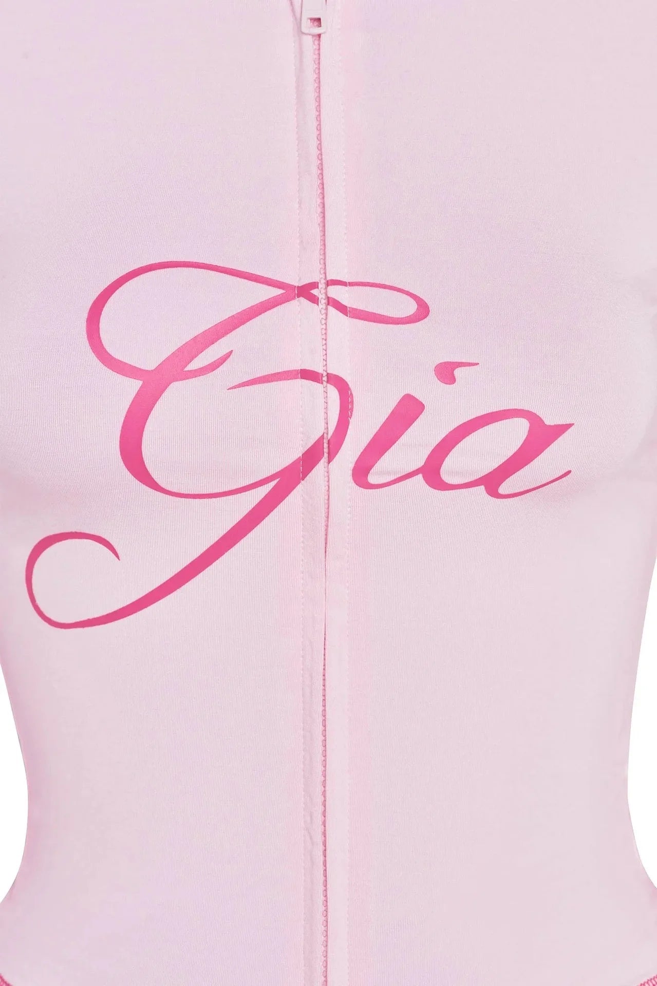 Trendy Hooded Zipper Monogram Suit