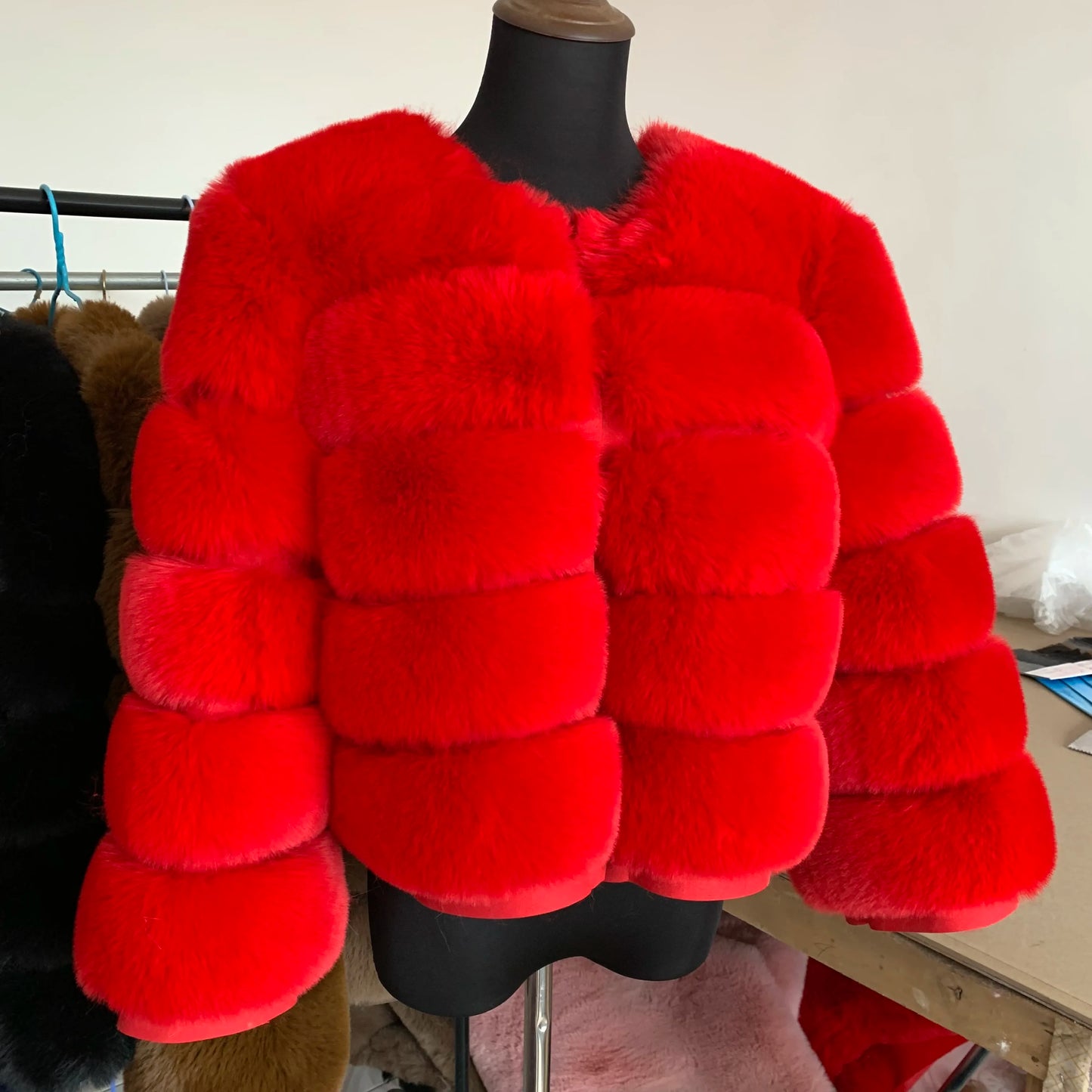 Winter Glam: High Quality Fur Jacket