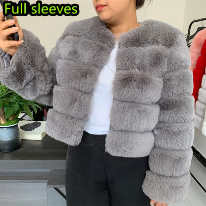 Winter Glam: High Quality Fur Jacket