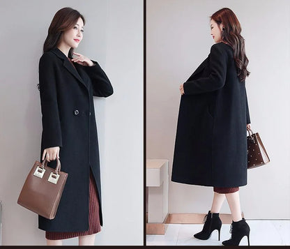 Stylish Medium Wool Coat for Luxe Comfort