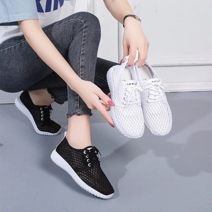 Women's Casual Shoes Flat Sneakers Breathable Shoes Lightweight