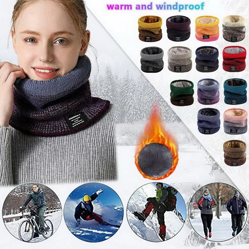 Winter Scarf for Men &women Fleece Ring Bandana