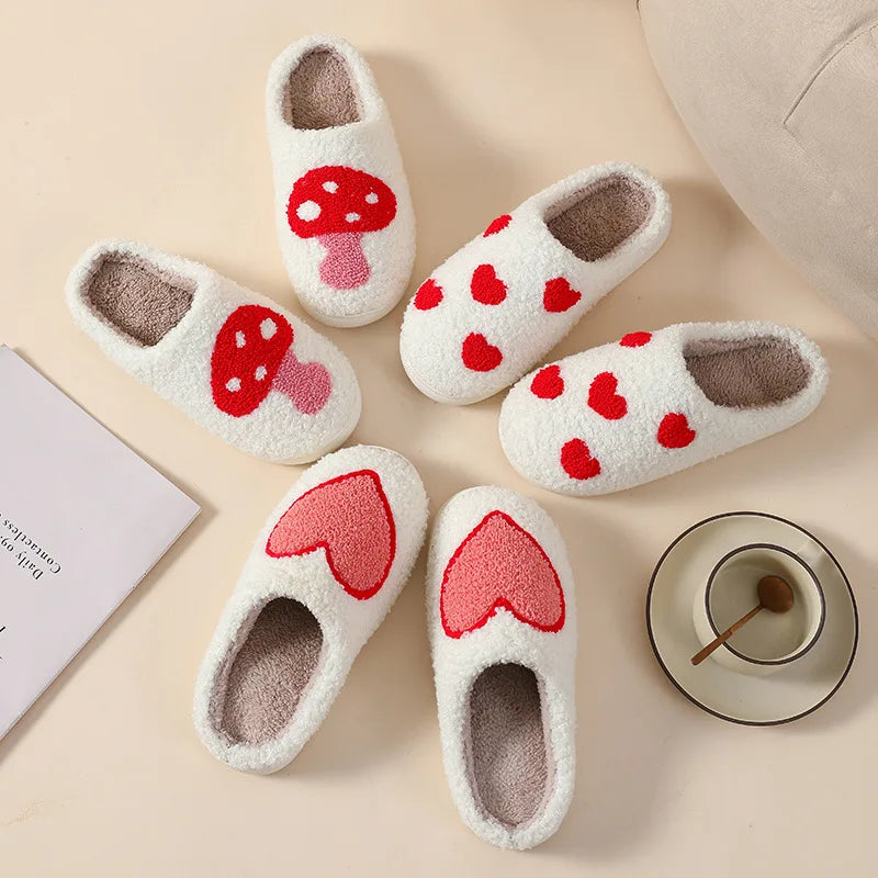 New Autumn and Winter Lovers Cotton Slippers