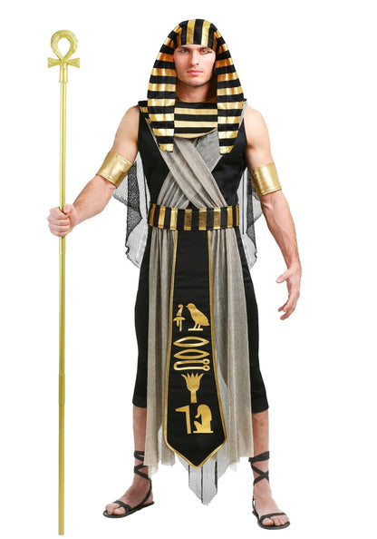 Ancient Egypt Egyptian Pharaoh Costume for Men King Cleopatra Queen Cosplay Carnival Party Couple Party Dress