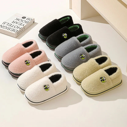 Men and women Warm  Winter Cotton Slippers Light Cute Panda