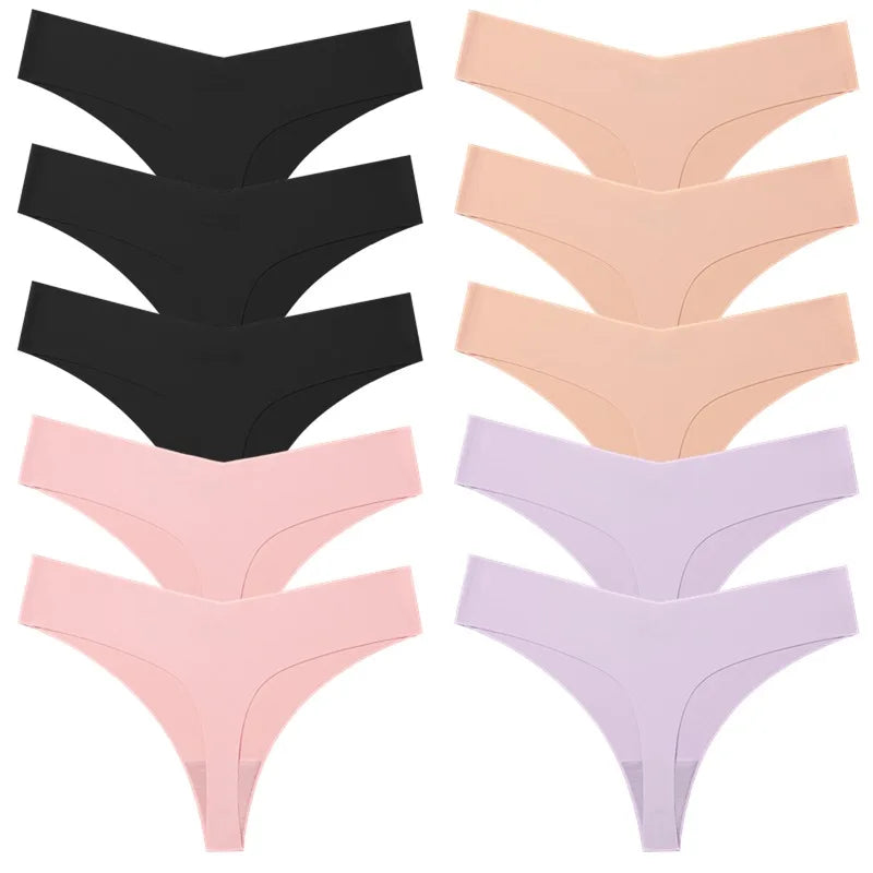 Sexy Lingerie Comfortable 10 PCS/Set Women's Panties Simple Fashion