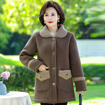 Autumn Winter Women Jacket Warm Coat Ladies Lamb Female Jacket