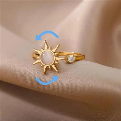 Women sunny Ring For Women Stainless Steel