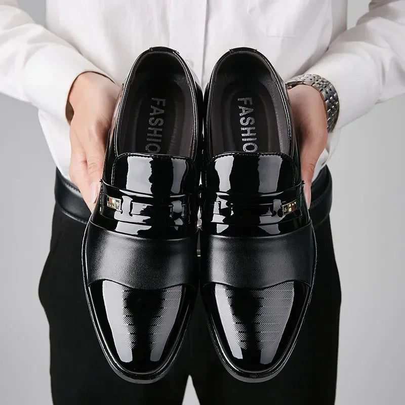 Leather Shoes for Men Wedding Formal Oxfords Business Casual