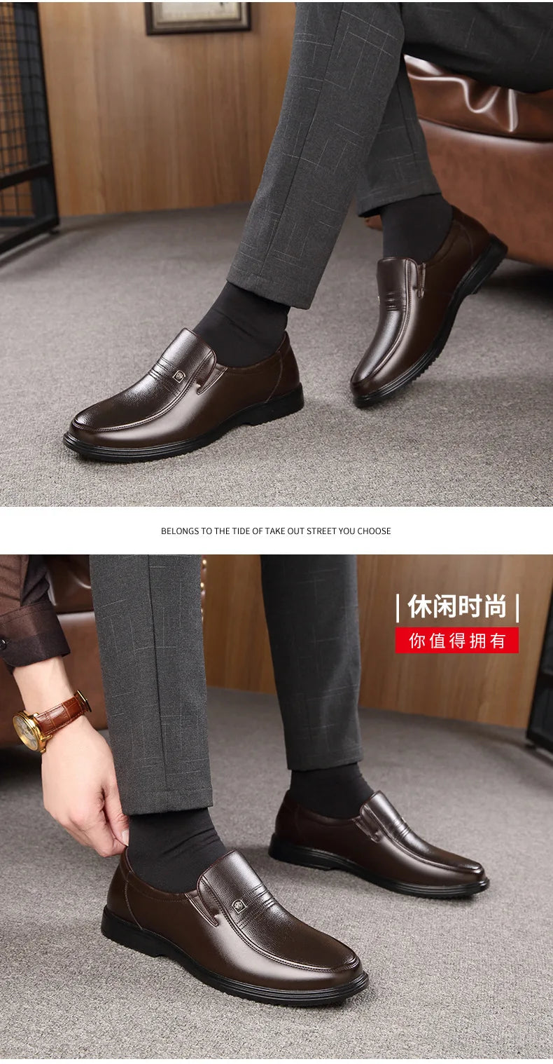 Men's Loafers, Handmade Genuine Leather Shoes