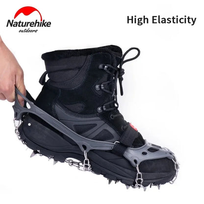 Naturehike New 13 /19 Teeth Anti-slip Climbing Crampons Outdoor Claws Hiking Shoe