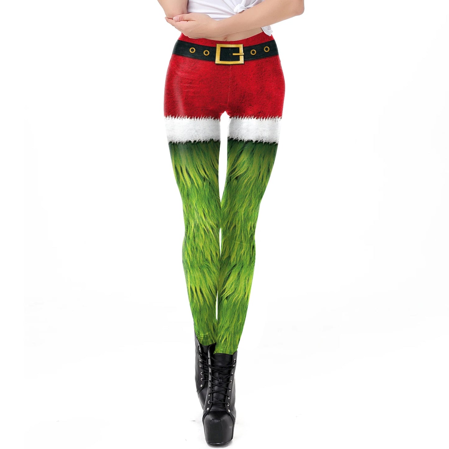 Jingle Flex: Stretchy Christmas Leggings