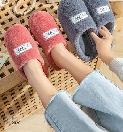 Cotton slippers for men and  women's home use in winter