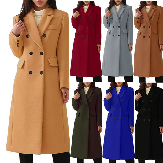 Luxury Comfort Autumn Slim Fit Wool Coat 2025