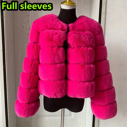 Winter Glam: High Quality Fur Jacket