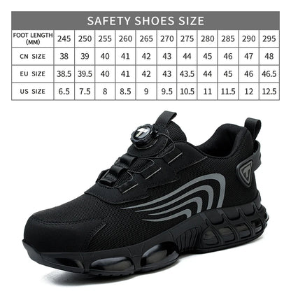 safety & casual shoes for engineer & workers for men, anti-impact and anti-piercing work shoes, sport shoes style