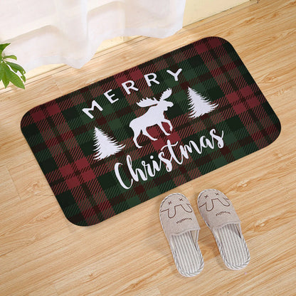 Santa Welcome 2025: Christmas Door Mat for Home Decorations