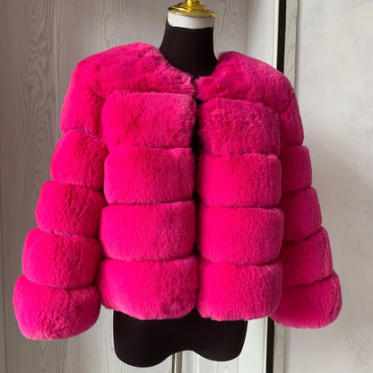 Winter Glam: High Quality Fur Jacket