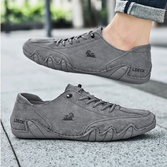 Leather Casual Shoes Sneakers for Men Comfortable Summer Walking Designer Loafers Moccasin low weight New In Luxury Sports Shoes 2025