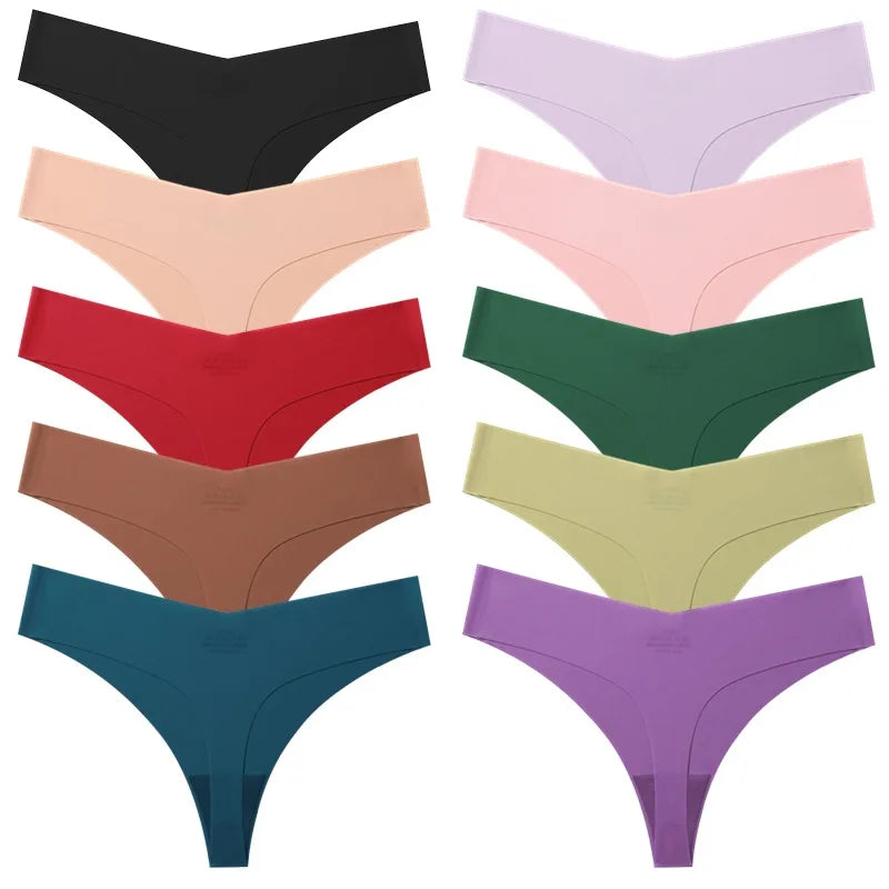 Sexy Lingerie Comfortable 10 PCS/Set Women's Panties Simple Fashion