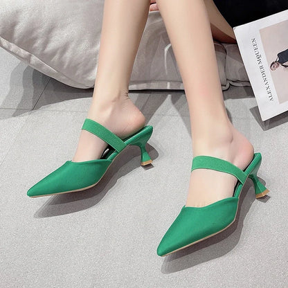 Women Elegant Luxury High-Thin Heels Summer Sandals Fashion