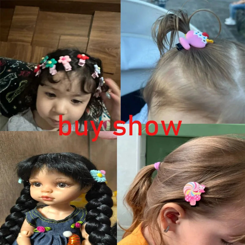 Cute Cartoon Hair Accessories - 10pcs for Girls