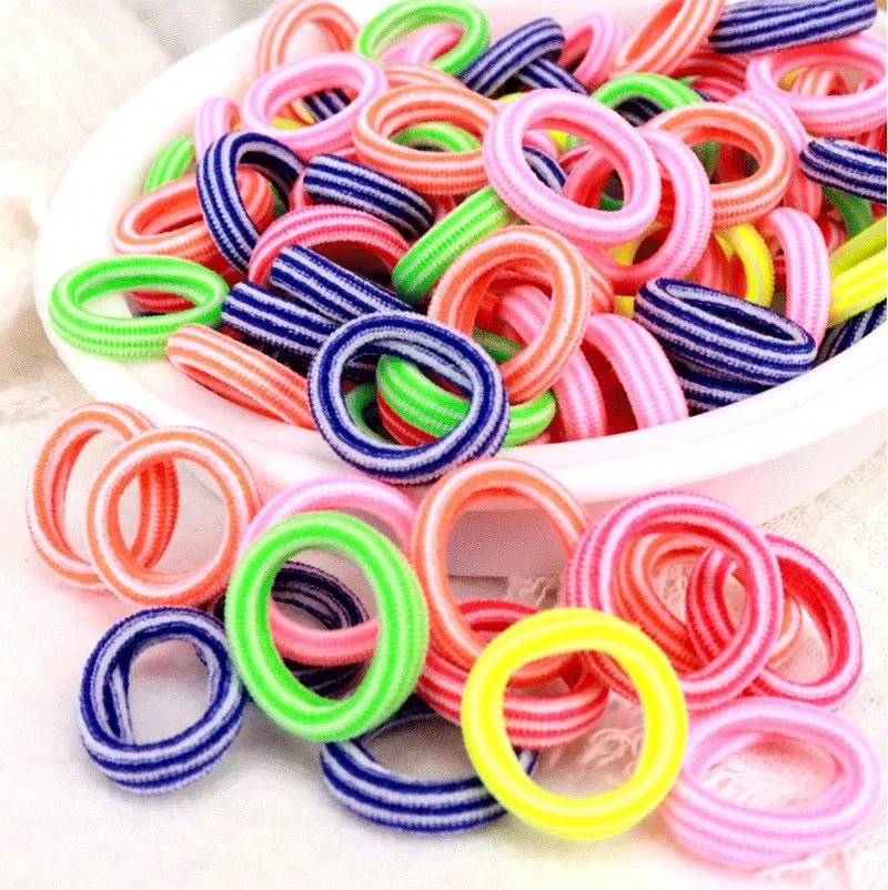 Colorful Nylon Hair Bands - 100/200pcs