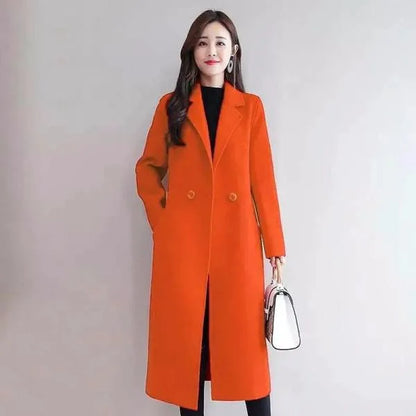 Stylish Medium Wool Coat for Luxe Comfort