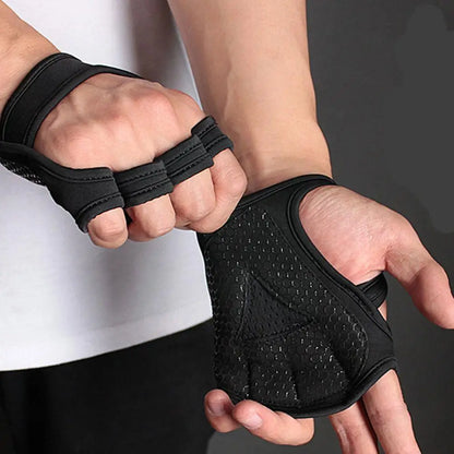 Women Hand Wrist Palm Protector Gloves Gym Fitness Heavy Glove