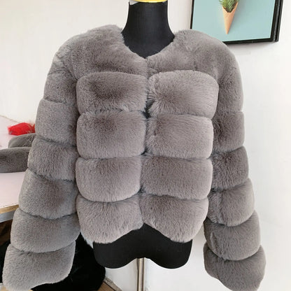 Winter Glam: High Quality Fur Jacket