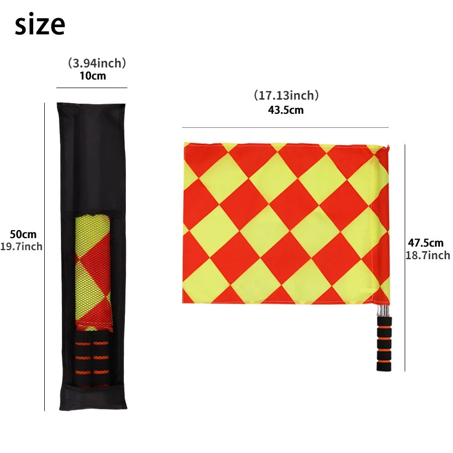 Fair Play Flags: 2pcs Soccer Referee Set